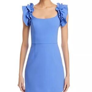 Whisper Ruffled Mini Dress